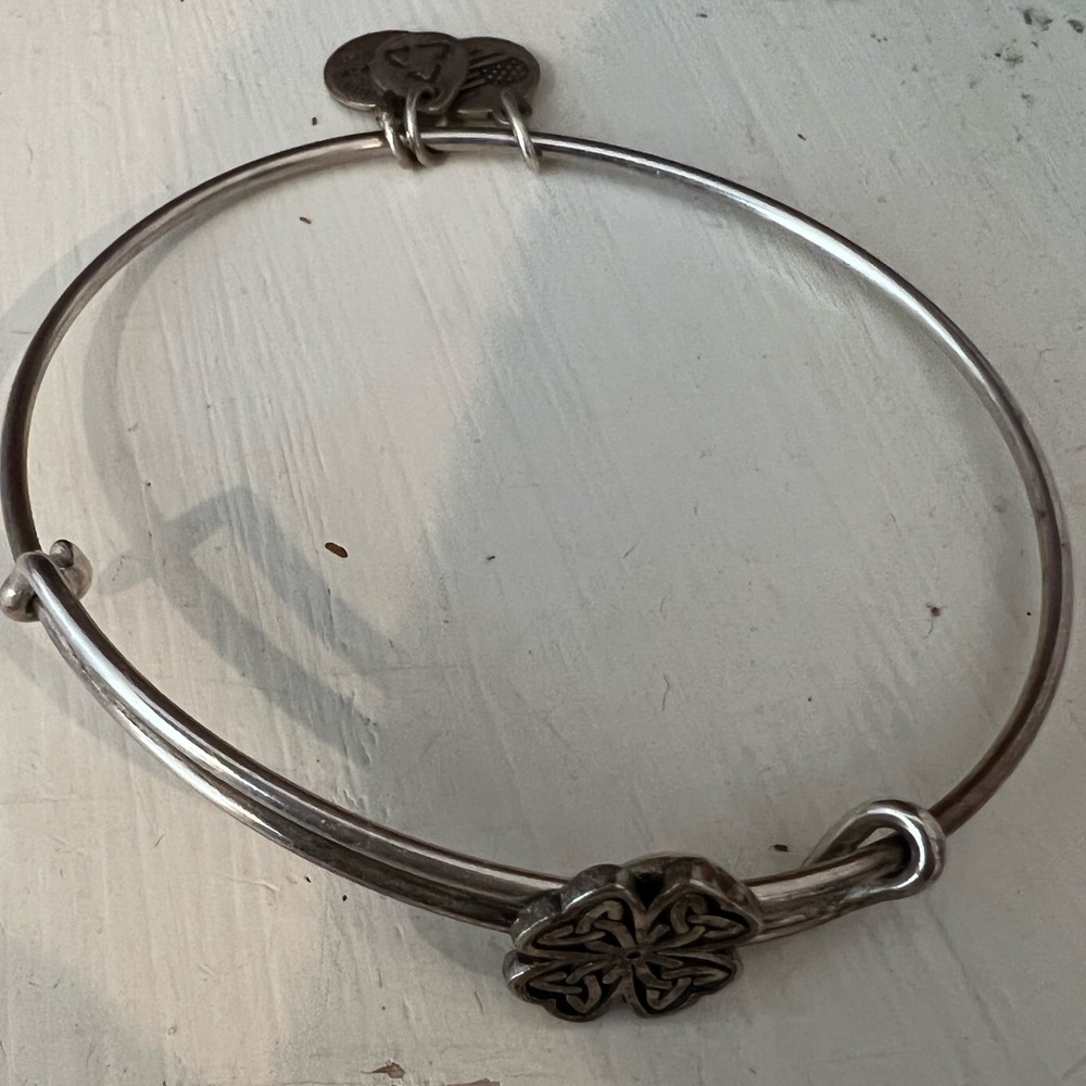 Alex and Ani Four Leaf Clover Bangle